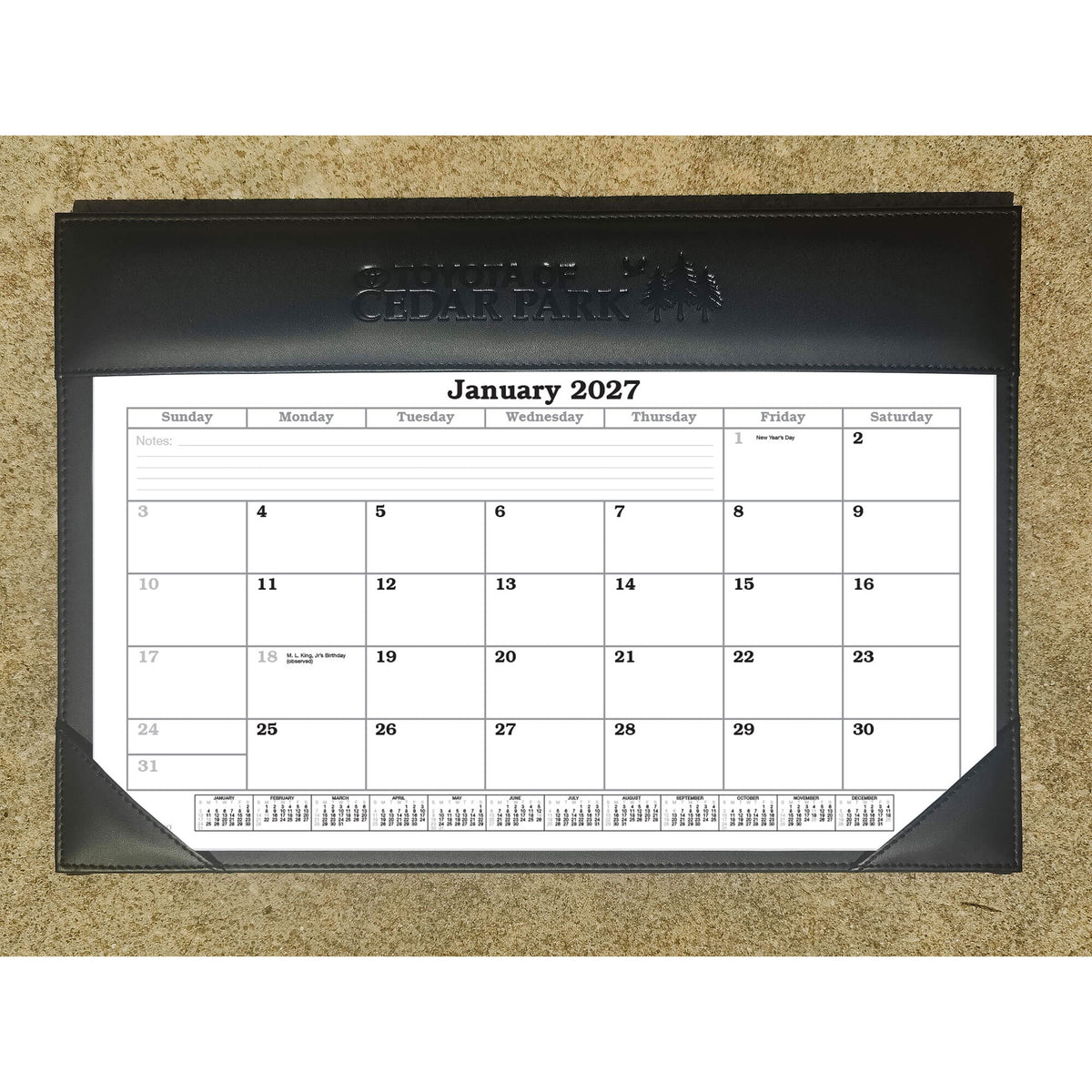 Wall Calendar 2027 Insert, 15" x 10.25"
