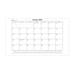 Desk Pad Monthly Calendar Insert, 28.75" x 16.75"