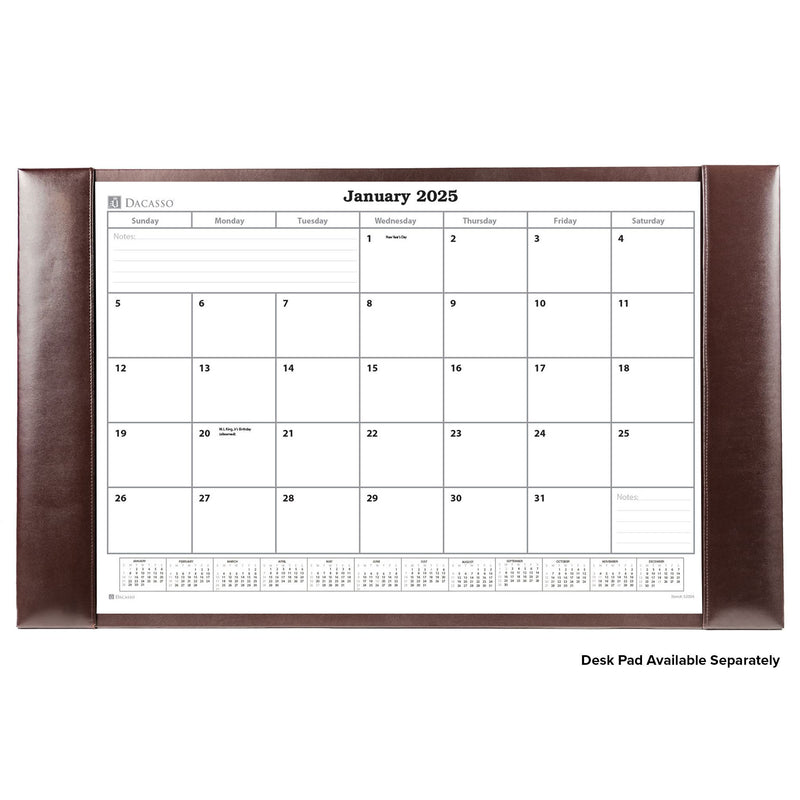 Desk Pad Monthly Calendar Insert, 28.75" x 16.75"