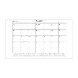 Desk Pad Monthly 2025 Calendar Insert, 28.75" x 16.75"