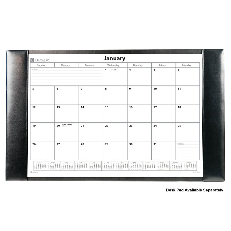 Desk Pad Monthly 2025 Calendar Insert, 28.75" x 16.75"