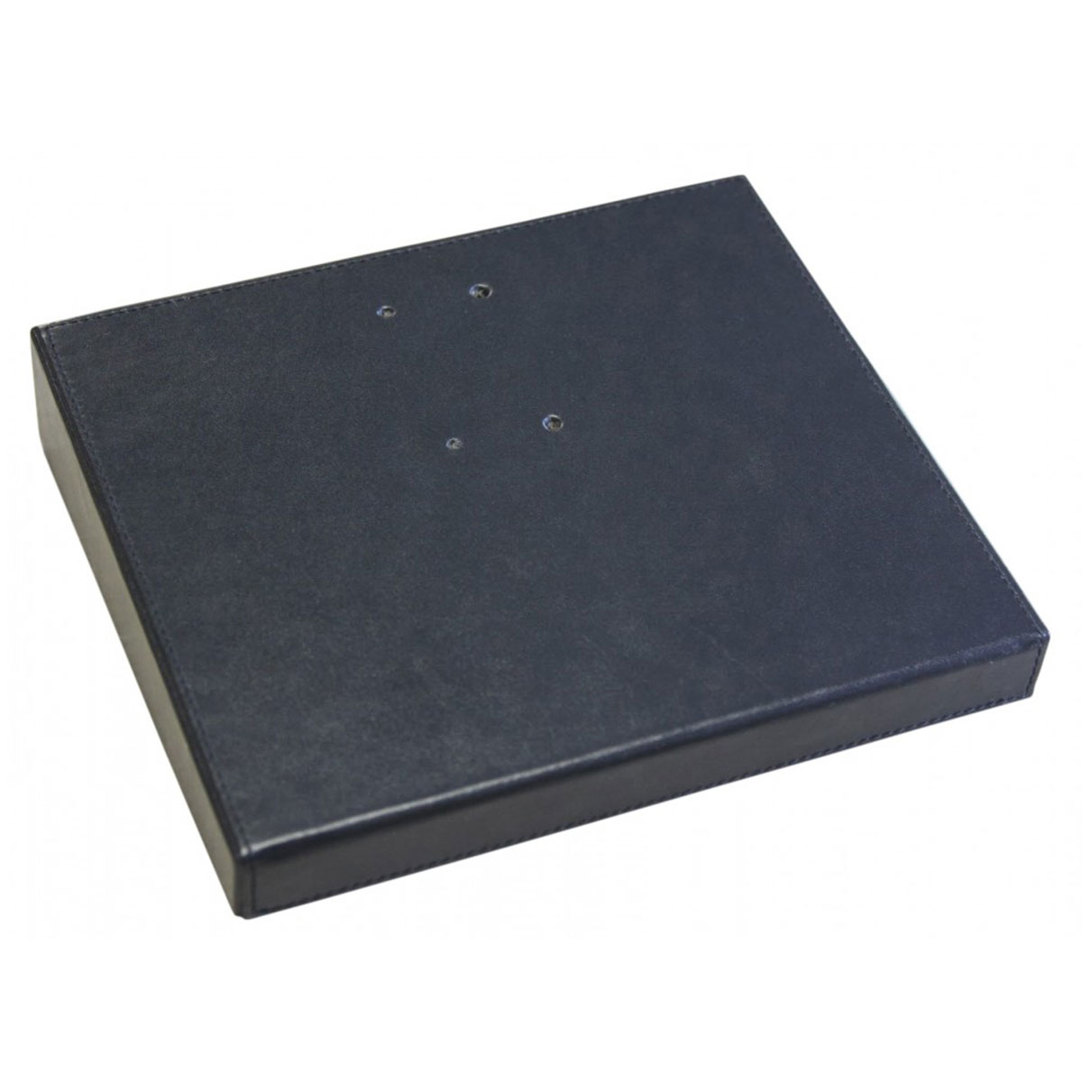 Classic Black Leather 3.5" x 6" Calendar Holder Base