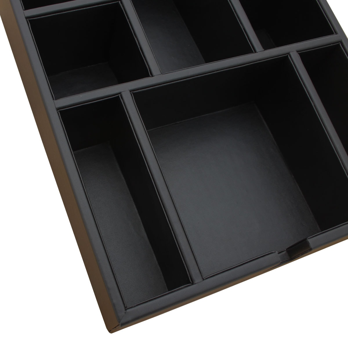 Black Leatherette Condiment Tray