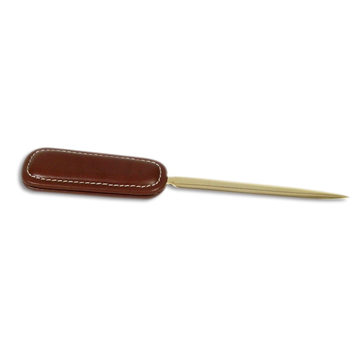 Rustic Brown Leather Letter Opener