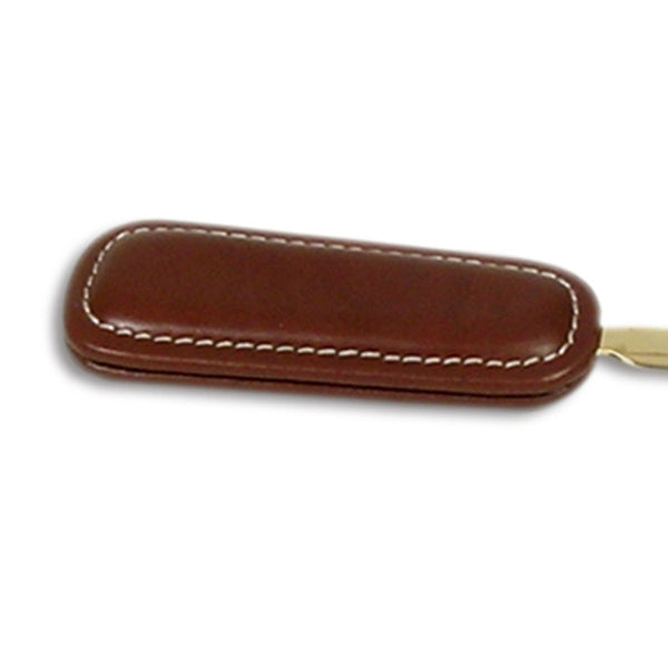 Rustic Brown Leather Letter Opener