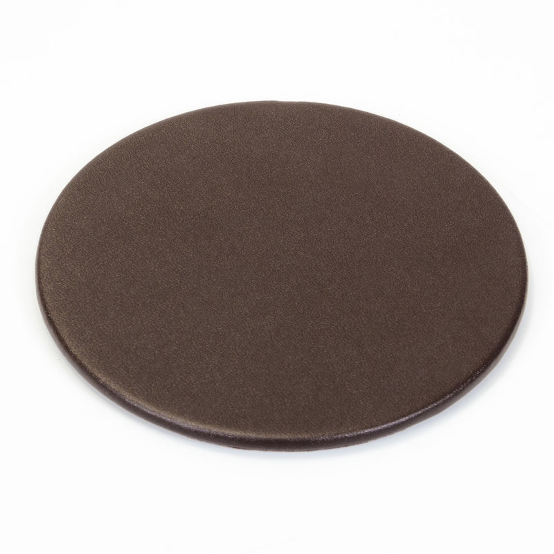 Chocolate Brown Leather Coaster