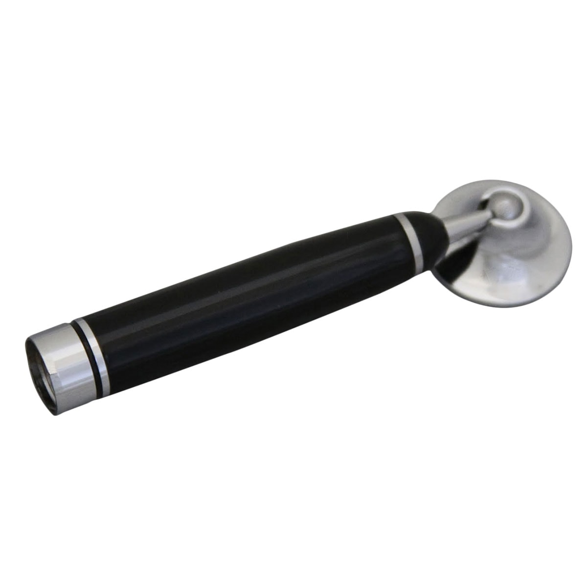 Black Pen Funnel with Silver Accents