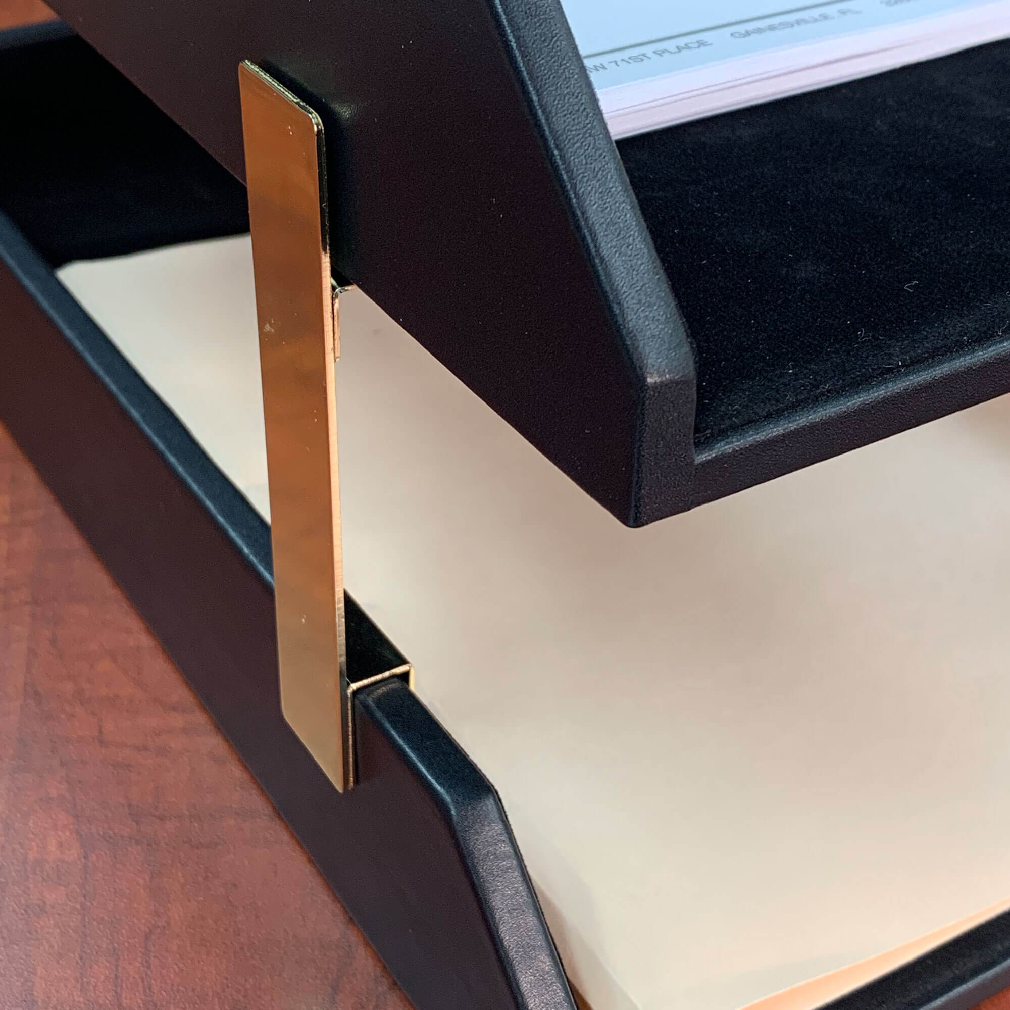 Gold Stacking Tray Post Set