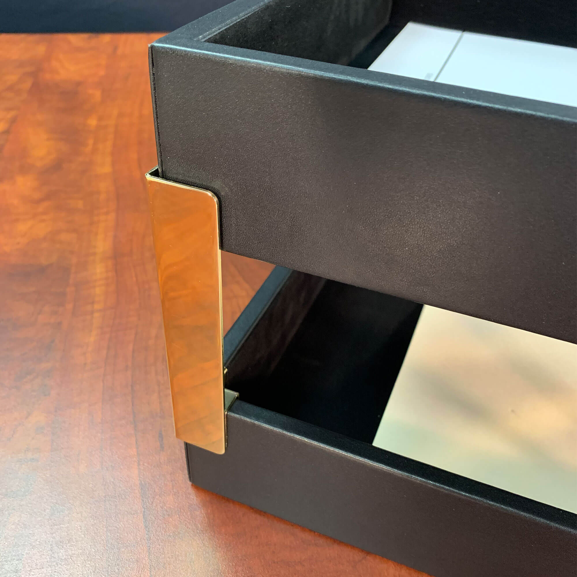 Gold Stacking Tray Post Set