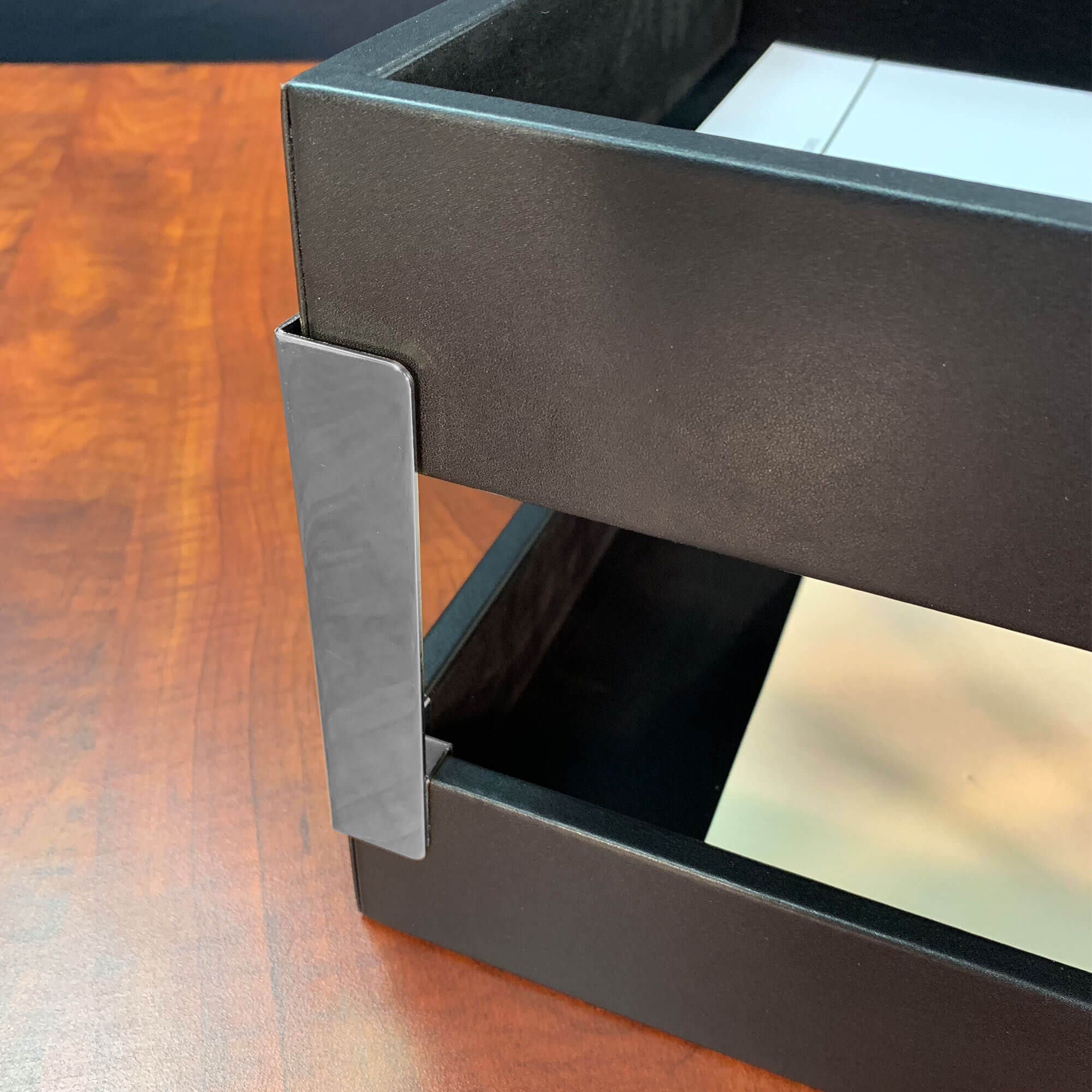 Silver Stacking Tray Post Set