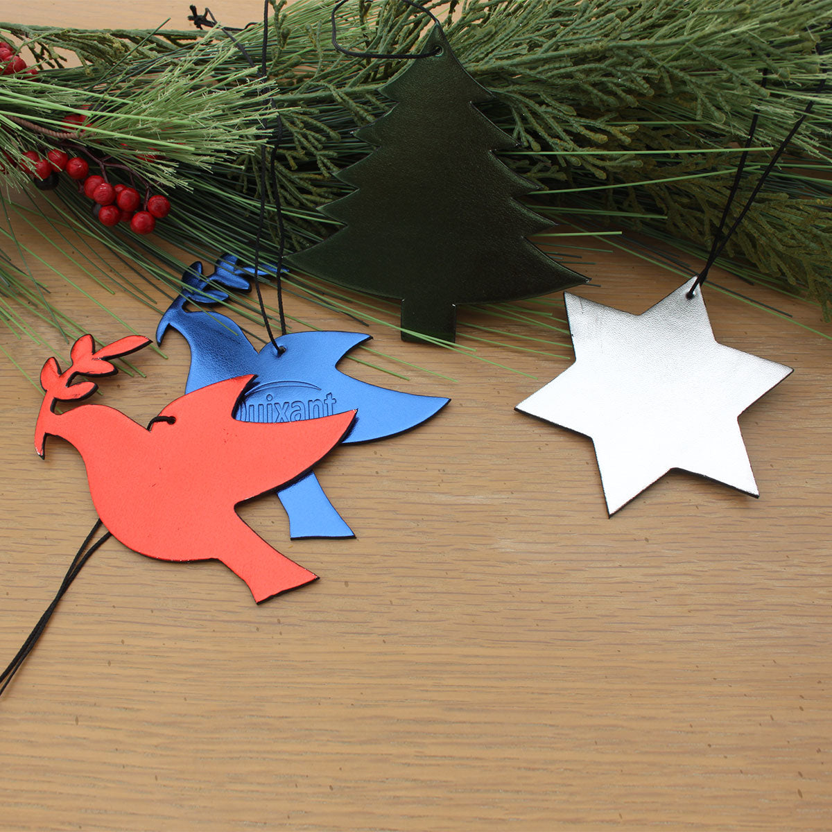 Metallic Blue Star Ornament