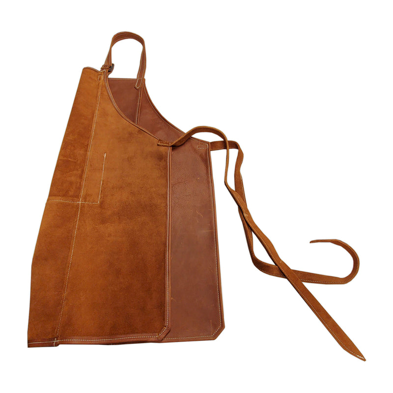 Brown Leather Full Size Apron