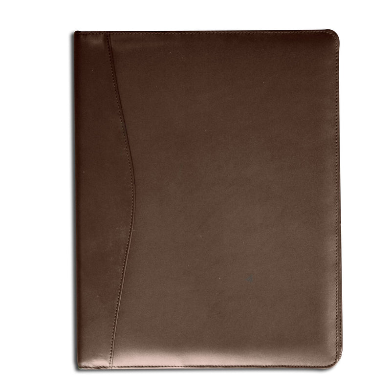 Chocolate Brown Leather Standard Padfolio