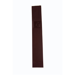 Custom Top-Grain Leather Bookmark - Chocolate Brown