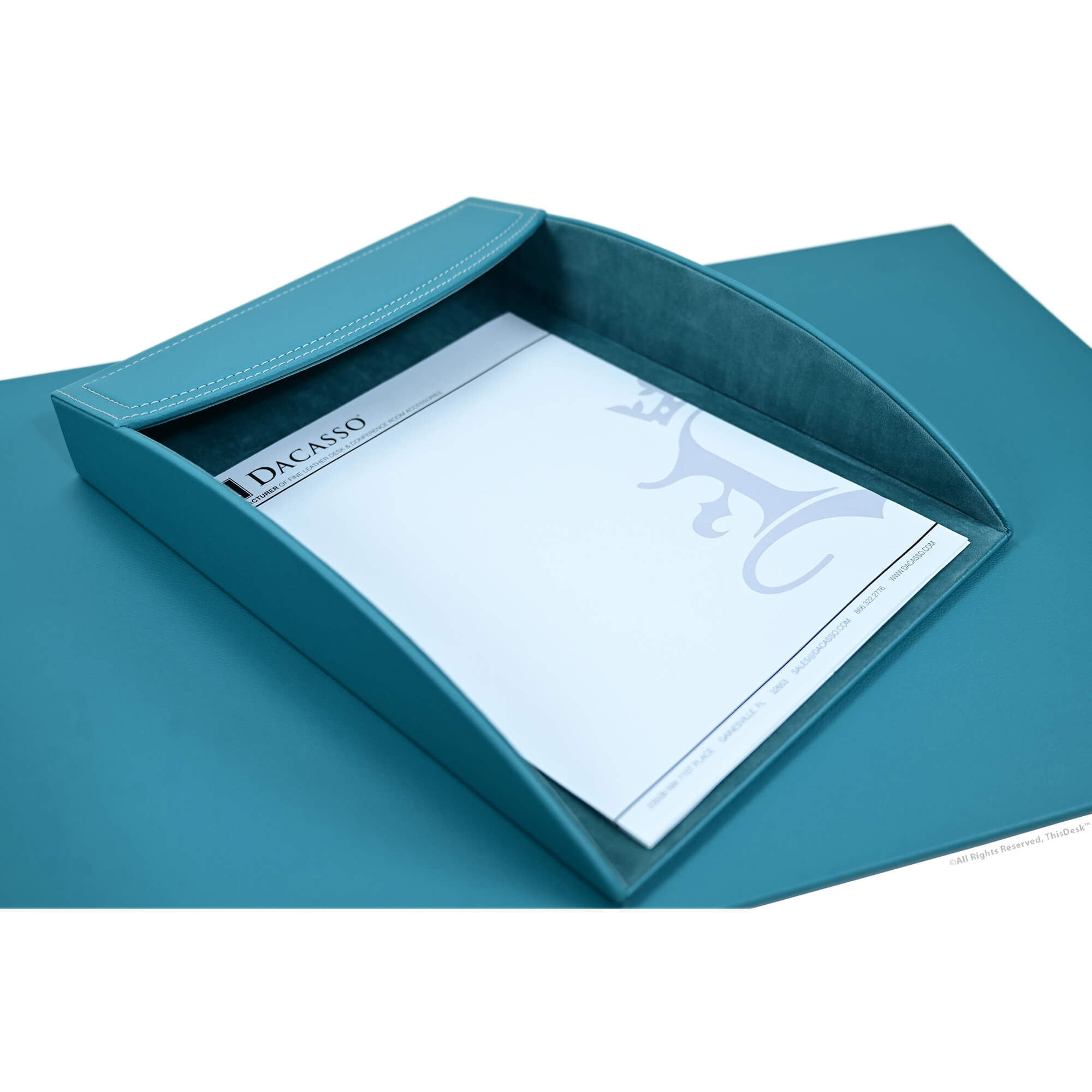 Home/Office 5pc Desk Accessory Set - Teal