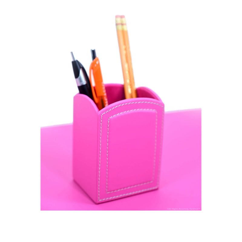 Home/Office 5pc Desk Accessory Set - Pink