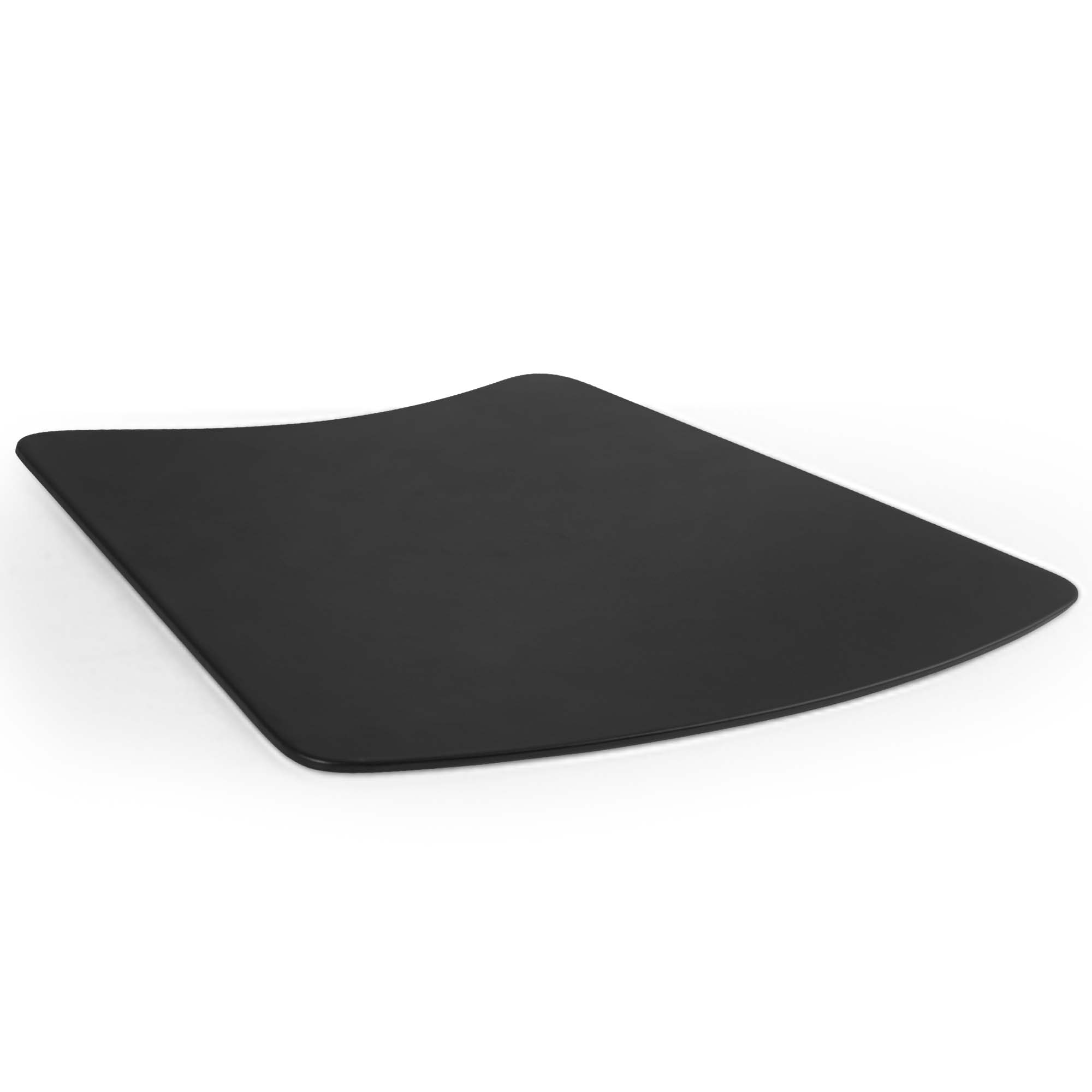 Classic Black Leather 17" x 14" Conference Pad for Round Table