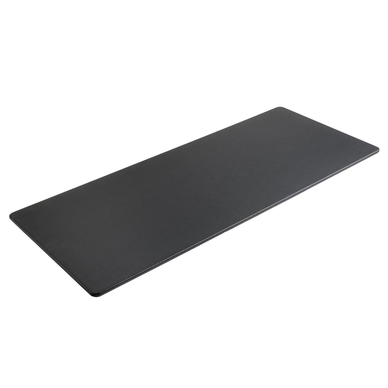 Black Leatherette 30" x 12.5" Keyboard/Mouse Desk Mat