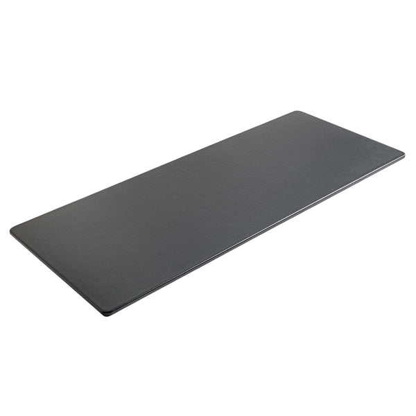 Classic Black Leather 30" x 12.5" Conference Table Single Runner
