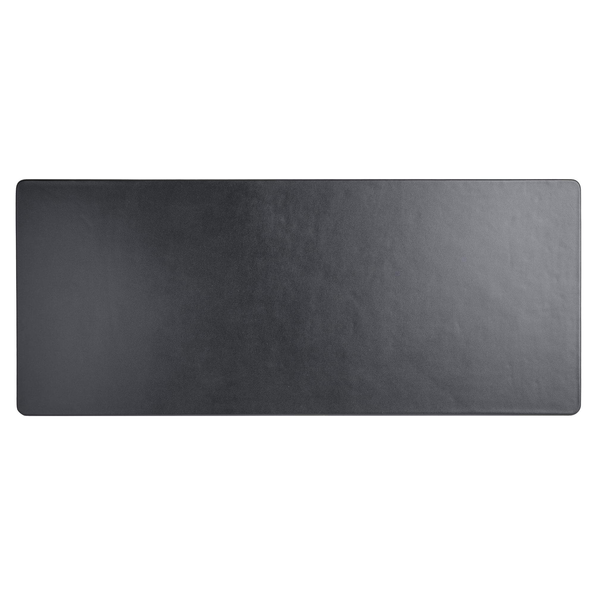 Classic Black Leather 30" x 12.5" Conference Table Single Runner