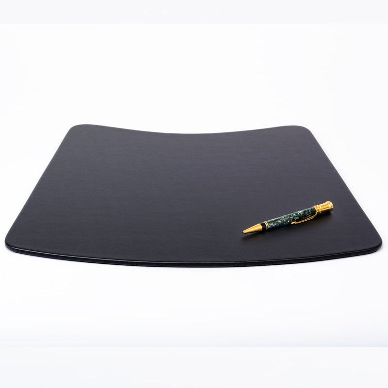 Black Leatherette 17" x 14" Conference Pad for Round Table