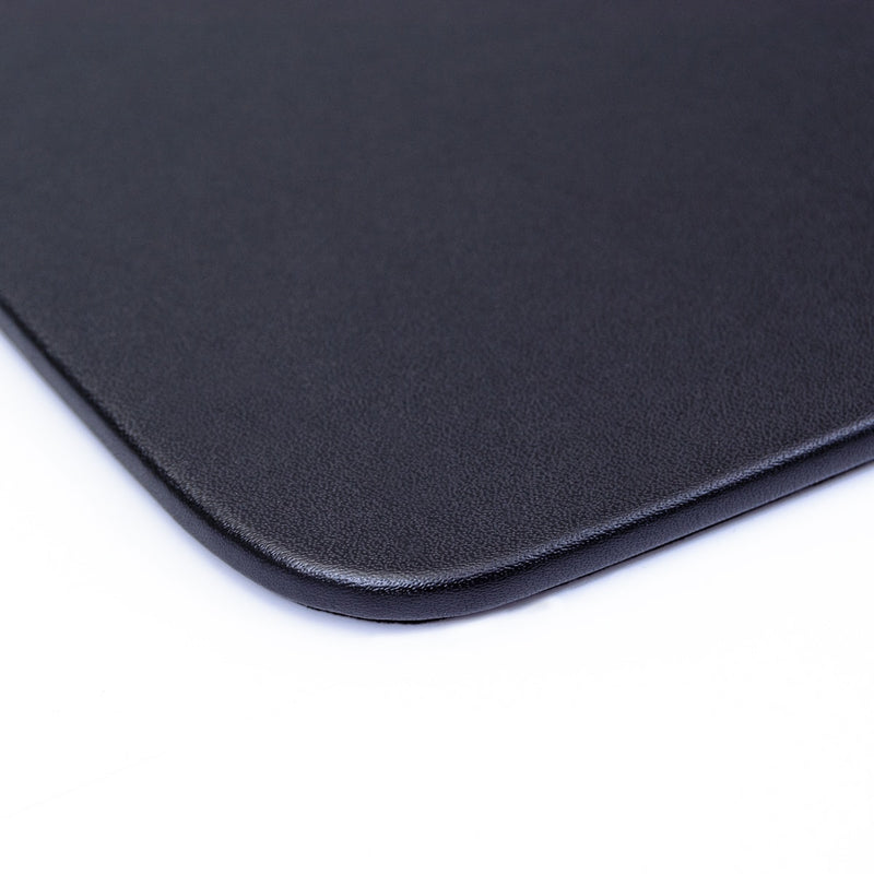 Black Leatherette 17" x 14" Conference Pad for Round Table