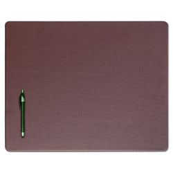 Chocolate Brown Leatherette 20" x 16" Conference Table Pad