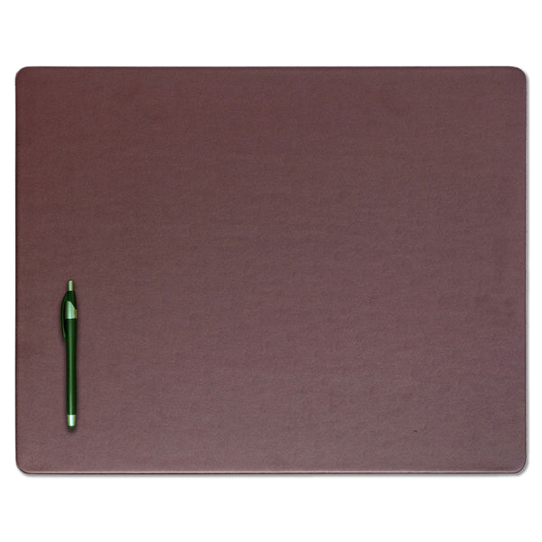 Chocolate Brown Leatherette 20" x 16" Conference Table Pad