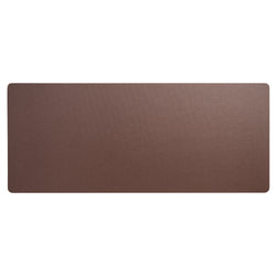 Brown Leatherette 30" x 12.5" Keyboard/Mouse Desk Mat