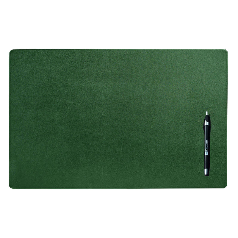 Dark Green Leather 22" x 14" Conference Pad