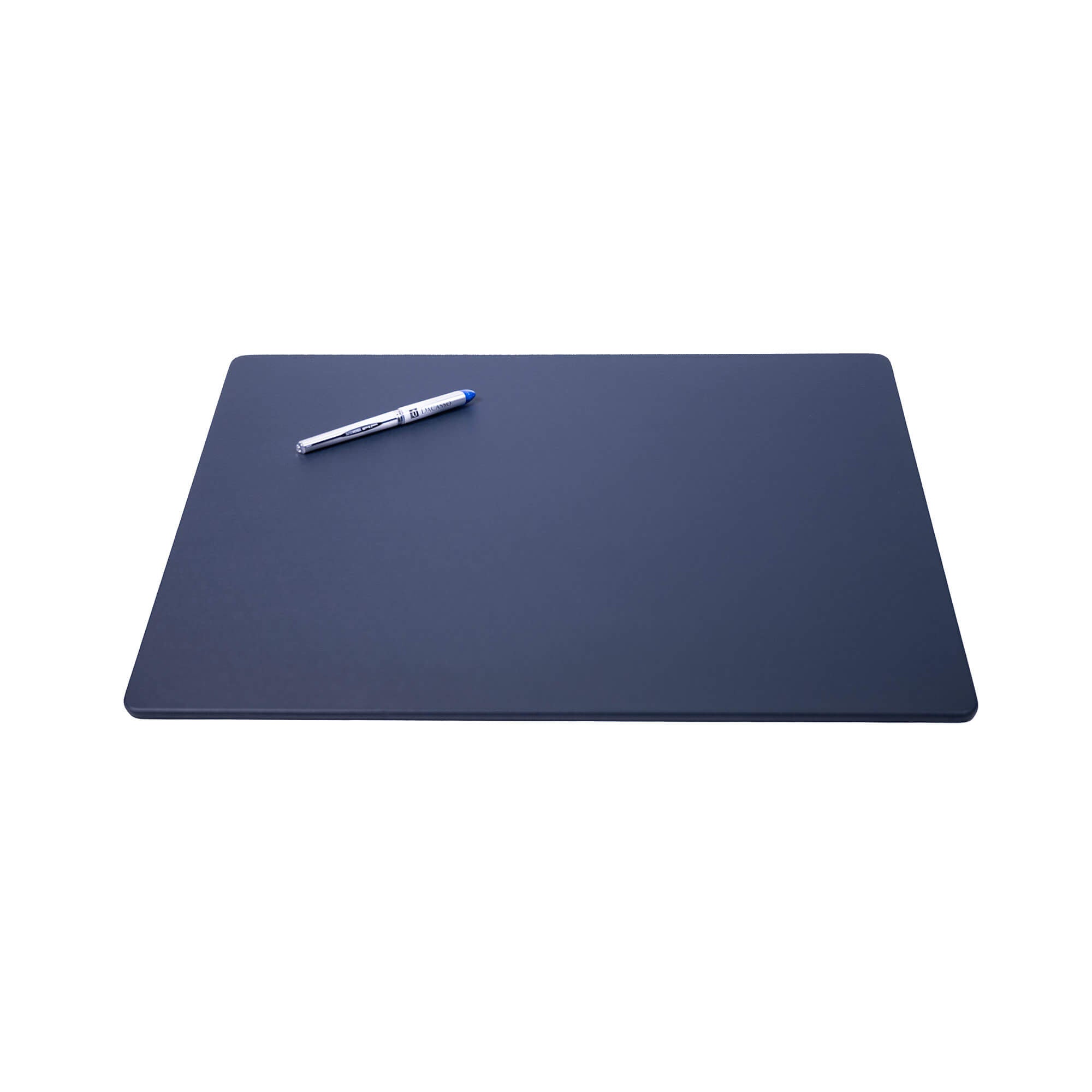 Navy Blue Leatherette 20" x 16" Conference Table Pad