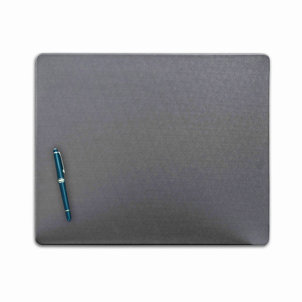 Gray Leather 17 x 14 Conference Table Pad