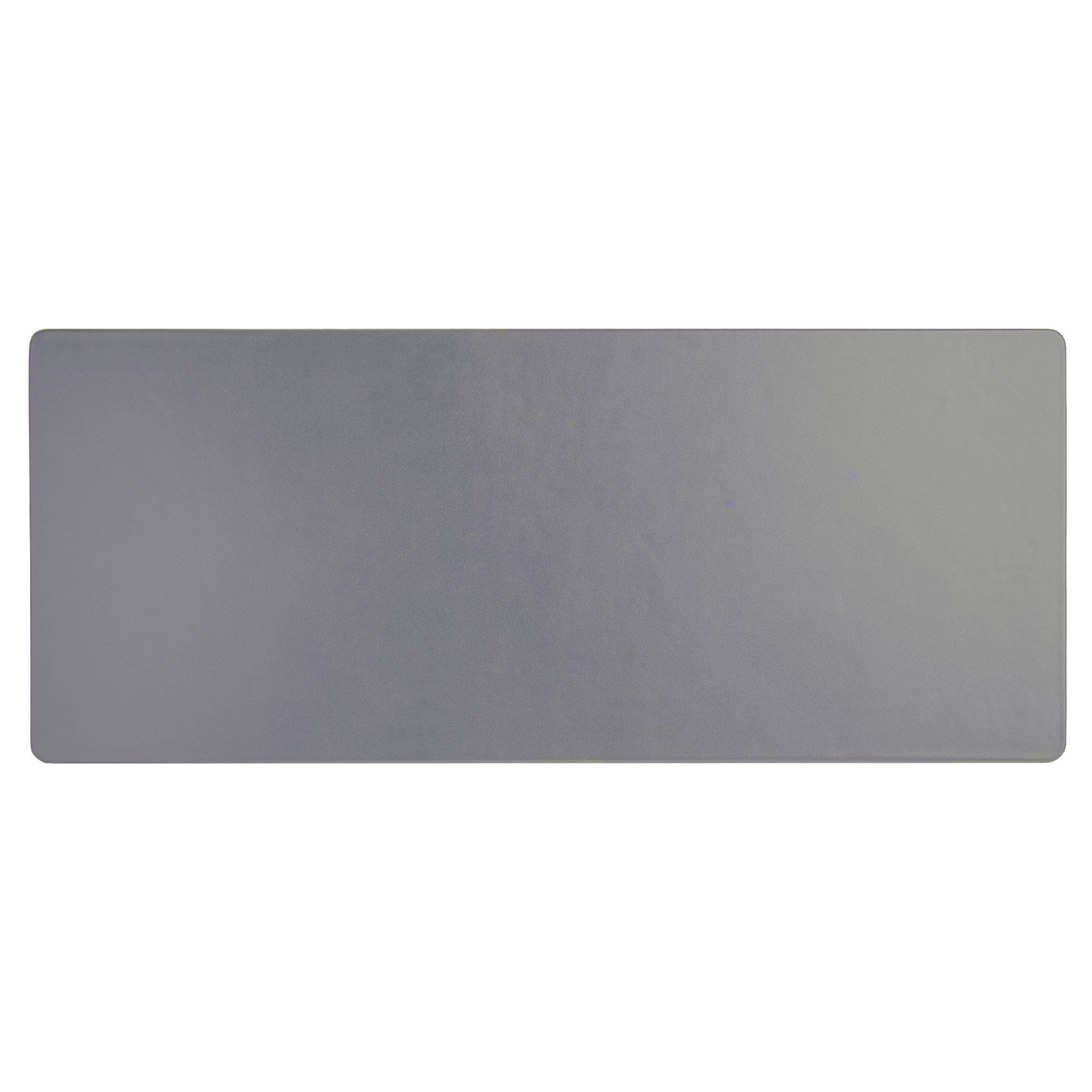 Gray Leather 30" x 12.5" Conference Table Single Runner