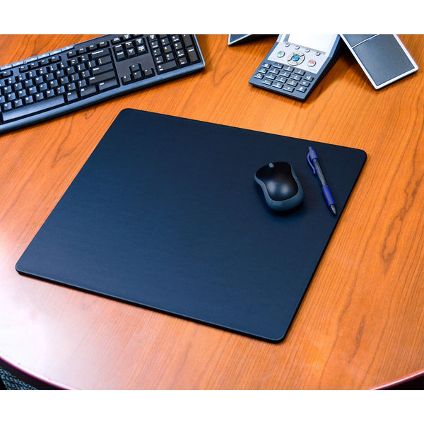 Navy Blue Leather 17 x 14 Conference Table Pad
