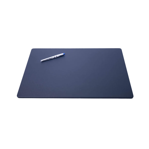 Navy Blue Leather 20" x 16" Conference Table Pad