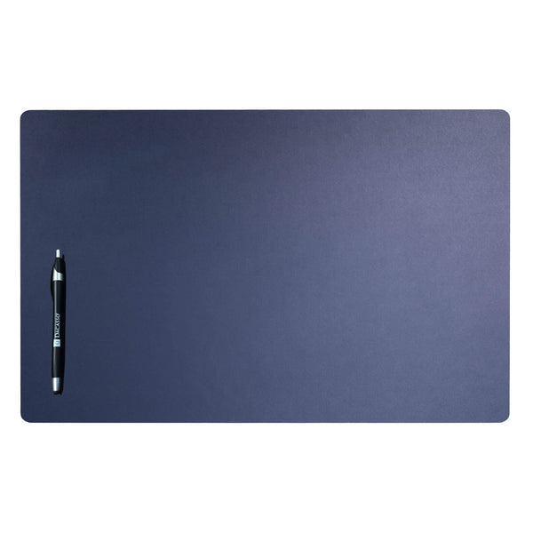Navy Blue Leather 22" x 14" Conference Pad